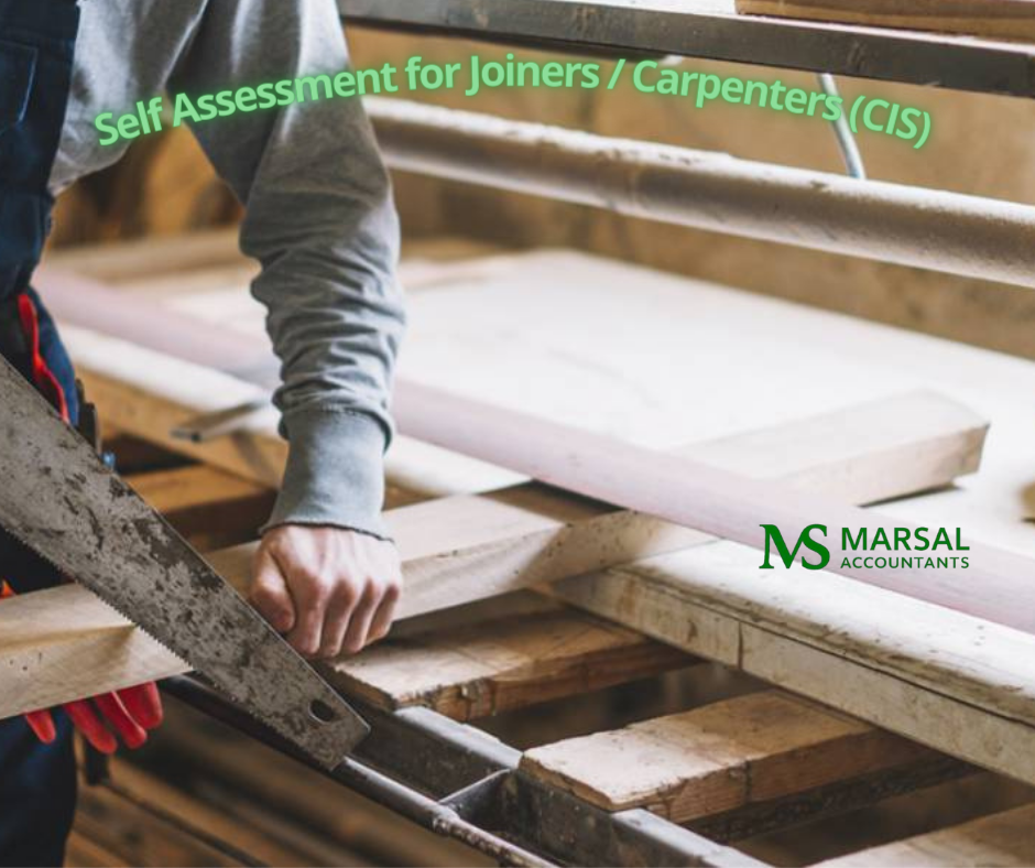 Joiners / Carpenters (CIS) Self-Assessment Guide by Marsal Accountants in Paisley